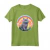 Nebelung - Simpatico Gatto Arcobaleno Kawaii Colorato Design Maglietta - Ideale Regalo per Amanti dei Gatti Nebelung