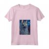 Donna Nebelung Cat Notte Stellata - Maglietta con Collo a V per Amanti dei Gatti - Ideale per Natale o Compleanni