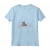Donna Nebelung Cat Heartbeat ECG Divertente I Love My Cat - Maglietta con Collo a V per Amanti dei Gatti Nebelung - Regalo di Natale o Compleanno