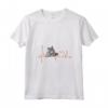 Donna Nebelung Cat Heartbeat ECG Divertente I Love My Cat - Maglietta con Collo a V per Amanti dei Gatti Nebelung - Regalo di Natale o Compleanno