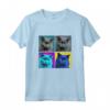 Nebelung Cat Pop Art Design - Maglietta Colorata Regalo per Amanti dei Gatti - Ideale per Natale, Ringraziamento e San Valentino