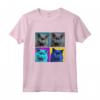 Nebelung Cat Pop Art Design - Maglietta Colorata Regalo per Amanti dei Gatti - Ideale per Natale, Ringraziamento e San Valentino