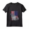 Donna Nebelung Patriotic Cat USA Pride Bandiera Americana Maglietta con Collo a V - Regalo Vintage per Amanti dei Gatti - Ideale per 4th di Luglio o Memorial Day