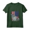 Donna Nebelung Patriotic Cat USA Pride Bandiera Americana Maglietta con Collo a V - Regalo Vintage per Amanti dei Gatti - Ideale per 4th di Luglio o Memorial Day