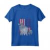 Donna Nebelung Patriotic Cat USA Pride Bandiera Americana Maglietta con Collo a V - Regalo Vintage per Amanti dei Gatti - Ideale per 4th di Luglio o Memorial Day