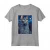 Nebelung Cat Notte Stellata Pittura - Maglietta Carina per Gatti e Amanti - Ideale per Natale, Ringraziamento o Compleanni