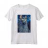 Nebelung Cat Notte Stellata Pittura - Maglietta Carina per Gatti e Amanti - Ideale per Natale, Ringraziamento o Compleanni