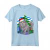 Nebelung - Decorazione per Albero di Natale con Gatto Blu Russo Maglietta - Regalo Divertente per Amanti dei Gatti a Natale