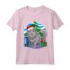 Nebelung - Decorazione per Albero di Natale con Gatto Blu Russo Maglietta - Regalo Divertente per Amanti dei Gatti a Natale