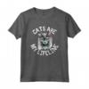 Cats Are My Lifeline Funny Nebelung Maglietta - Ideale per Amanti dei Gatti e Proprietari di Gatti - Regalo Unico per Appassionati di Animali