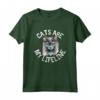 Cats Are My Lifeline Funny Nebelung Maglietta - Ideale per Amanti dei Gatti e Proprietari di Gatti - Regalo Unico per Appassionati di Animali