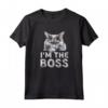 I'm The Boss - Maglietta divertente per Amanti e Proprietari di Gatti Nebelung - Regalo perfetto per gli amanti dei felini