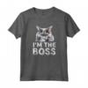 I'm The Boss - Maglietta divertente per Amanti e Proprietari di Gatti Nebelung - Regalo perfetto per gli amanti dei felini