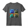Nebelung Cat Pop Art Design - Maglietta Colorata per Fan di Gatti - Regalo Unico per Compleanni o Feste