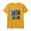 Nebelung Cat Pop Art Design - Maglietta Colorata per Fan di Gatti - Regalo Unico per Compleanni o Feste