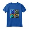 Nebelung Cat Pop Art Design - Maglietta Colorata per Fan di Gatti - Regalo Unico per Compleanni o Feste