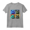 Nebelung Cat Pop Art Design - Maglietta Colorata per Fan di Gatti - Regalo Unico per Compleanni o Feste