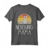 Divertente Nebelung Mamma Mamma Madre Amante Retro Grigio Cat Proprietario Maglietta - Ideale per gli Amanti dei Gatti Nebelung