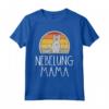 Divertente Nebelung Mamma Mamma Madre Amante Retro Grigio Cat Proprietario Maglietta - Ideale per gli Amanti dei Gatti Nebelung
