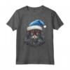 Nebelung Cat Christmas Graphic Tee - Divertente T-shirt Natale per Uomo Donna - Regalo Grafico Gatti Nebelung Vintage