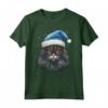 Nebelung Cat Christmas Graphic Tee - Divertente T-shirt Natale per Uomo Donna - Regalo Grafico Gatti Nebelung Vintage