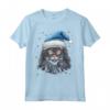 Nebelung Cat Christmas Graphic Tee - Divertente T-shirt Natale per Uomo Donna - Regalo Grafico Gatti Nebelung Vintage