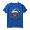 Nebelung Cat Christmas Graphic Tee - Divertente T-shirt Natale per Uomo Donna - Regalo Grafico Gatti Nebelung Vintage