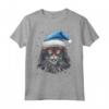 Nebelung Cat Christmas Graphic Tee - Divertente T-shirt Natale per Uomo Donna - Regalo Grafico Gatti Nebelung Vintage
