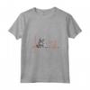 Donna Nebelung Cat Heartbeat ECG Divertente I Love My Cat - Maglietta con Collo a V per Amanti dei Gatti Nebelung - Ideale come Regalo di Natale o Compleanno