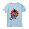 Nebelung - Cappello da Strega e Luna Maglietta per Halloween - Costume Gatto Nebelung