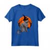 Nebelung - Cappello da Strega e Luna Maglietta per Halloween - Costume Gatto Nebelung
