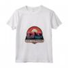 Donna New Hampshire Maglietta con Collo a V - Design Montagne Tramonto - Souvenir per Escursionisti e Campeggiatori del New Hampshire