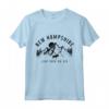 New Hampshire Vintage Pride Mountains Alce Maglietta - Ideale per gli Amanti della Natura e dell'Escursionismo