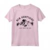 New Hampshire Vintage Pride Mountains Alce Maglietta - Ideale per gli Amanti della Natura e dell'Escursionismo