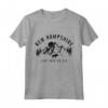 New Hampshire Vintage Pride Mountains Alce Maglietta - Ideale per gli Amanti della Natura e dell'Escursionismo