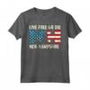 Maglietta New Hampshire Patriottica Live Free or Die - Slogan NH Invecchiato per Residenti e Visitatori del 603