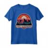 New Hampshire Maglietta - Design Montagne Retro Tramonto - Souvenir per Escursionisti e Amanti della Natura