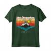 New Hampshire Mountain River Retro Tramonto USA Viaggio Maglietta - Ideale Regalo per Amanti del New Hampshire - Acquista Online