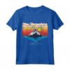 New Hampshire Mountain River Retro Tramonto USA Viaggio Maglietta - Ideale Regalo per Amanti del New Hampshire - Acquista Online