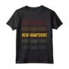 Nato nel New Hampshire - Retro New Hampshire Maglietta per Mostrare l'Orgoglio - Regalo Ideale per Compleanni o Vacanze