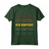 Nato nel New Hampshire - Retro New Hampshire Maglietta per Mostrare l'Orgoglio - Regalo Ideale per Compleanni o Vacanze