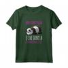 Donna Magliette Donna Manica Corta Panda Risparmio Energetico - T-Shirt per Compleanno degli Amanti Panda - Marca HapTiger
