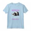 Donna Magliette Donna Manica Corta Panda Risparmio Energetico - T-Shirt per Compleanno degli Amanti Panda - Marca HapTiger