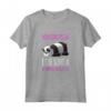 Donna Magliette Donna Manica Corta Panda Risparmio Energetico - T-Shirt per Compleanno degli Amanti Panda - Marca HapTiger