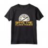 HapTiger Save The Clock Tower C1 Maglietta - Officially Licensed Back to the Future Apparel - Collectible T-shirt