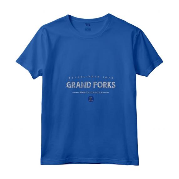 Donna Grand Forks Nord Dakota - Grand Forks ND Maglietta con Collo a V - Souvenir Vintage Grand Forks North Dakota