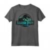 Jurassic Park Turquoise Safari Circle Logo Maglietta - Officially Licensed Apparel for Fans - Buy Online Now
