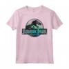 Jurassic Park Turquoise Safari Circle Logo Maglietta - Officially Licensed Apparel for Fans - Buy Online Now