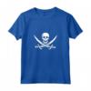 Jolly Roger Pirate Skull Swords Maglietta - Abbigliamento Pirata Leggero con Taglio Classico