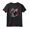 HapTiger Full Cast Group Poster Maglietta - Officially Licensed Beverly Hills 90210 T-Shirts for Men and Women - Nostalgic TV Show Apparel
